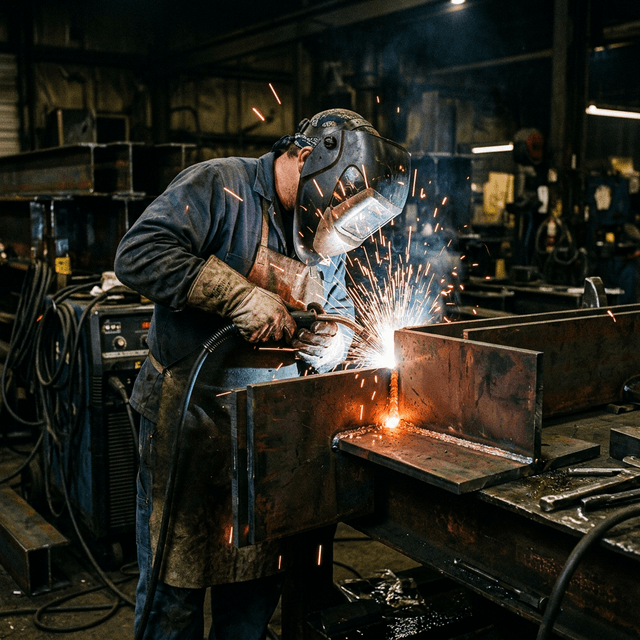 Soldadura y fabricación estructural en taller